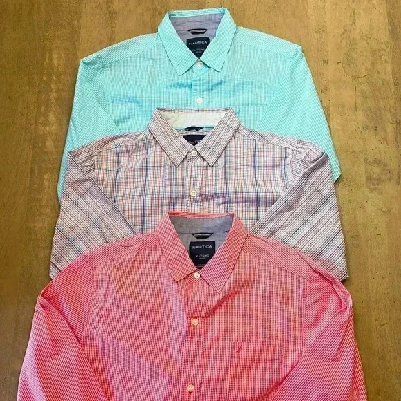Nautica Other - Nautica long sleeved shirt lot (3), size XL